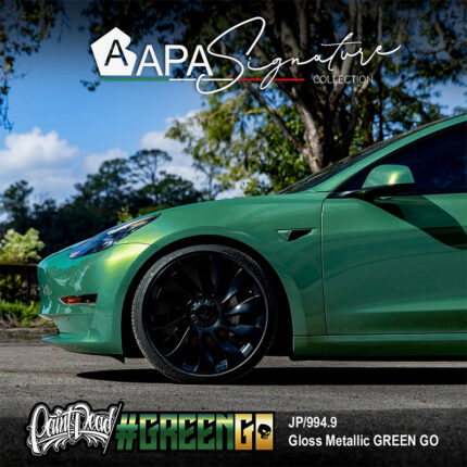 APA Gloss Metallic Green Go 5